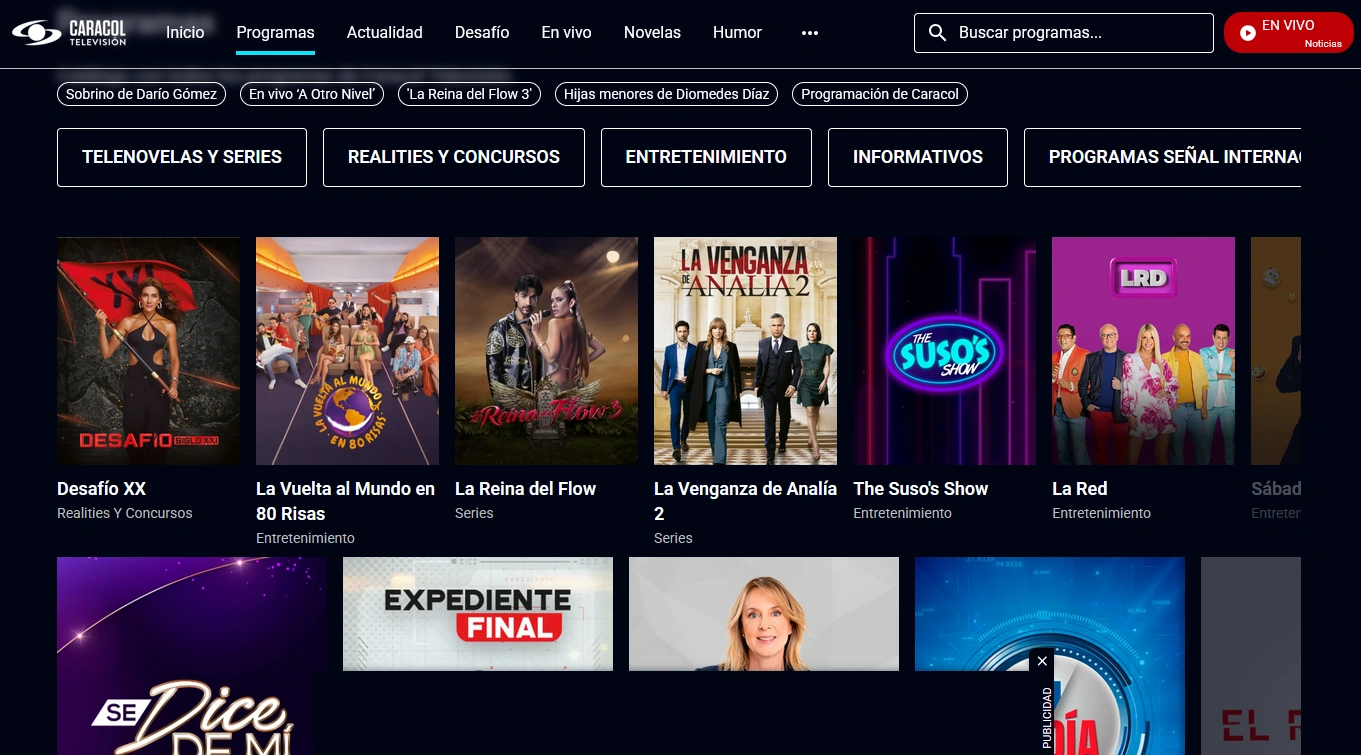 Caracol Televisión Colombian television network